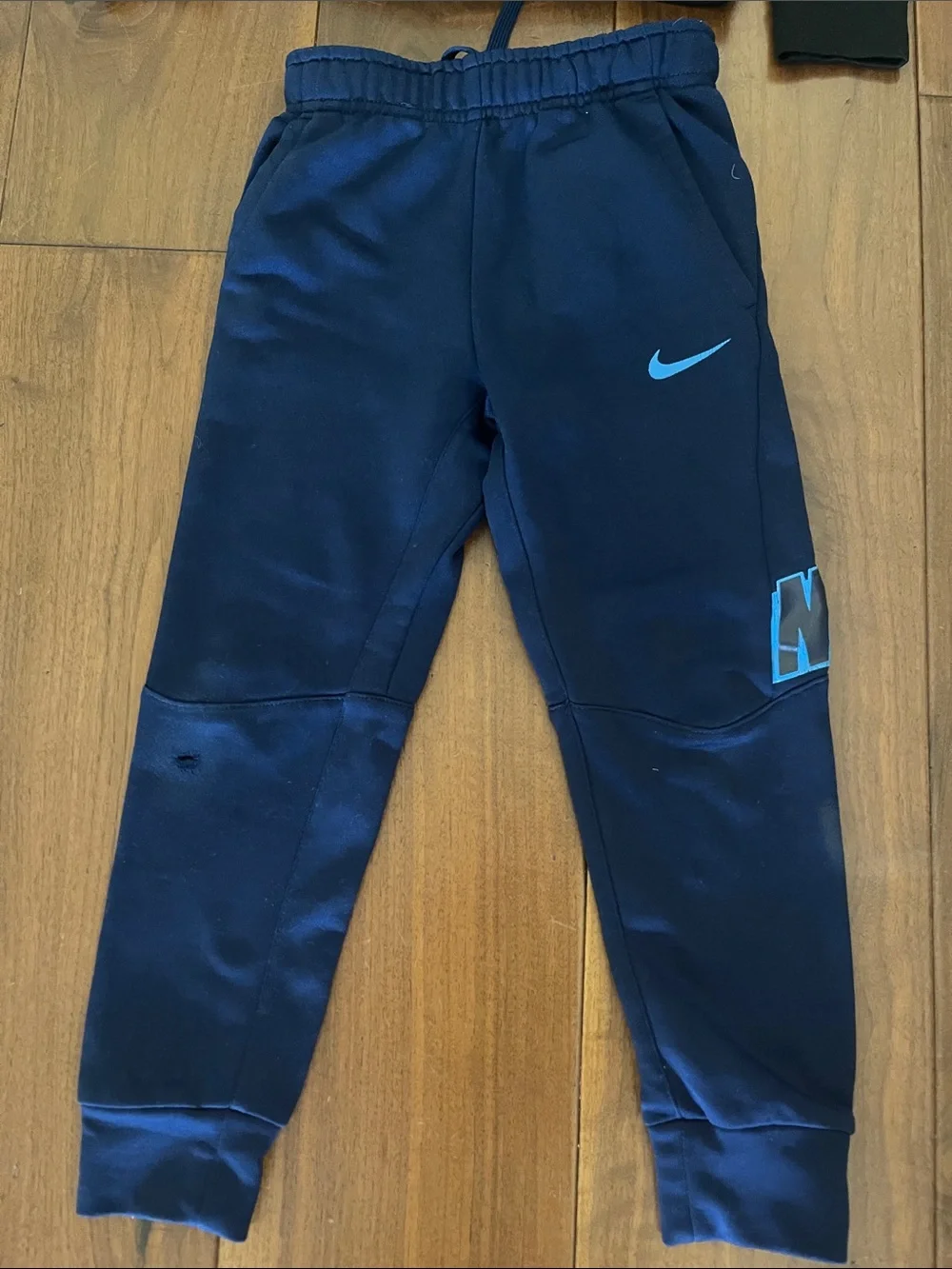 Nike Black Hoodie with Navy Blue Joggers Set